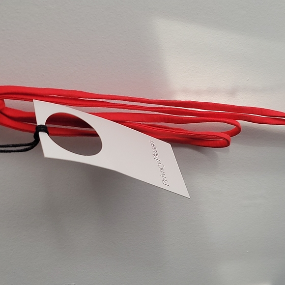 NWT Privacy Please Crop Tie Top Size XL - Picture 5 of 5